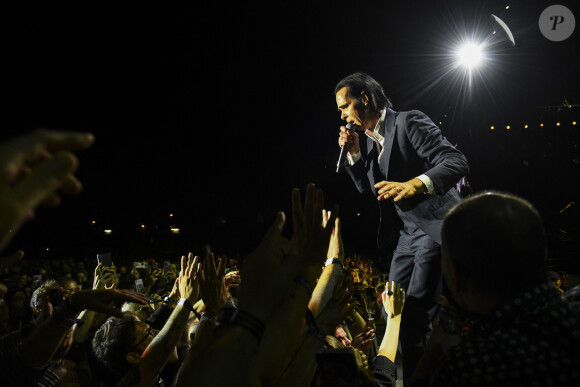 Nick Cave And The Bad Seeds en concert lors du festival "Rock en Seine" (25-28 août 2022) au parc de Saint-Cloud, le 26 aoüt 2022. © Pierre Perusseau / Bestimage