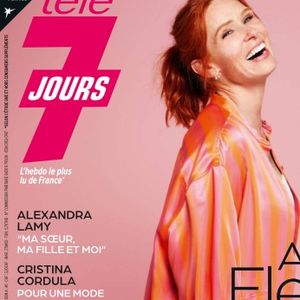 Audrey Fleurot en couverture du magazine "Télé 7 Jours" le 18 septembre 2023.