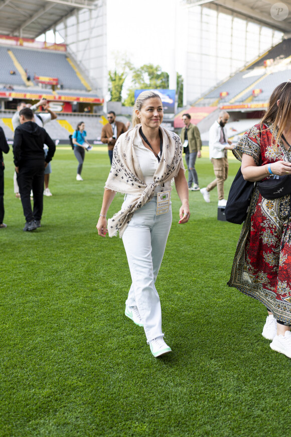 Exclusif - Laure Boulleau - 3ème édition de la rencontre de football caritative "Match des héros" entre le "RC Lens Légendes" et "L'équipe Unicef" au stade Bollaert-Delelis à Lens le 6 juin 2023.