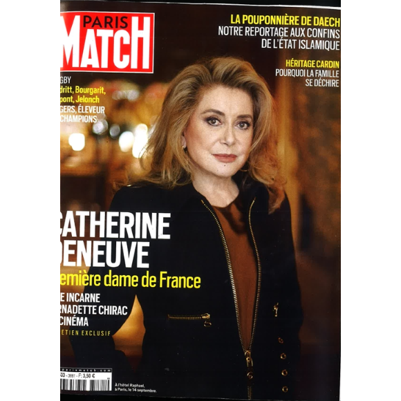Couverture du "Paris Match" du jeudi 21 septembre 2023