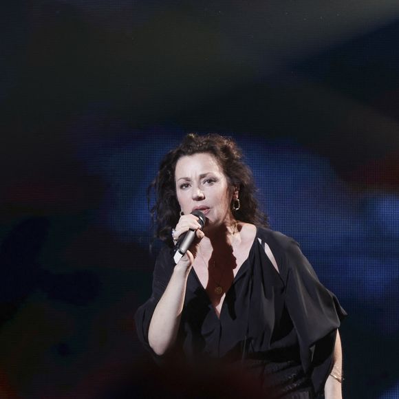Exclusif - Tina Arena - Enregistrement du grand concert caritatif "Tous avec le Maroc" au Dôme de Paris, diffusée en direct sur M6 le 13 septembre 2023 © Jack Tribeca / Bestimage