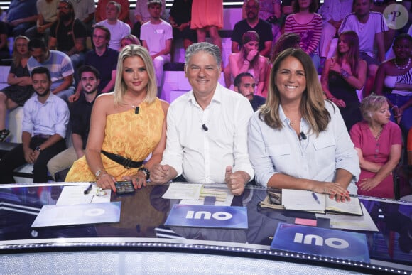 Exclusif - Kelly Vedovelli, Jacques Cardoze, Valérie Bénaïm - Sur le plateau de l'émission TPMP (Touche Pas à Mon Poste) présentée en direct par C.Hanouna et diffusée sur C8 - Paris le 05/09/2023 - © Jack Tribeca / Bestimage