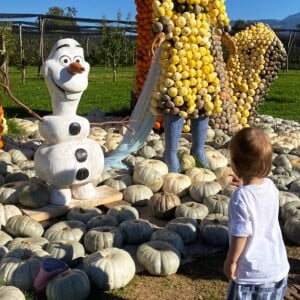 Ce lundi 25 septembre sur Instagram, la nièce de Laura Smet a immortalisé son bambin de dos... Visiblement très intrigié par une statue d'Olaf, personnage phare de la Reine des Neiges.