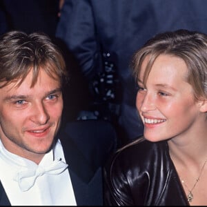 David Hallyday et Estelle Lefébure en 1989.