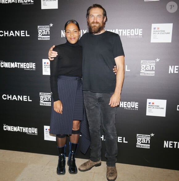 Chloé Lecerf et Arieh Worthalter à la première du film "Le Procès Goldman" à la Cinémathèque Française à Paris, le 25 septembre 2023.