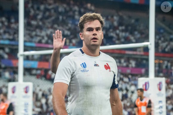 Damian Penaud (XV de France) - Match d'ouverture de la coupe du monde de Rugby : La France l'emporte 27 à 13 fve à la Nouvelle Zélande (All Blacks) au Stade de France à Saint-Denis le 8 septembre 2023. © Baptiste Autissier / Panoramic / Bestimage