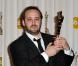 Nicolas Schmerkin, producteur du court-mÃ©trage d'animation primÃ© Logorama, dans la ''press room'' des Oscars le 7 mars 2010