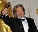 Jeff Bridges, laurÃ©at pour Crazy Heart, dans la ''press room'' des Oscars le 7 mars 2010