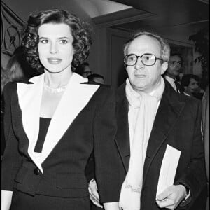 L'occasion de se rappeler du couple mythique qu'elle a formé avec Francois Truffaut.
Archives - Fanny Ardant et Francois Tuffaut lors de la soirée des "Bests" en 1983.
