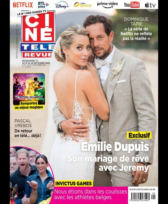 "Ciné Télé Revue", couverture du 21 septembre 2023.