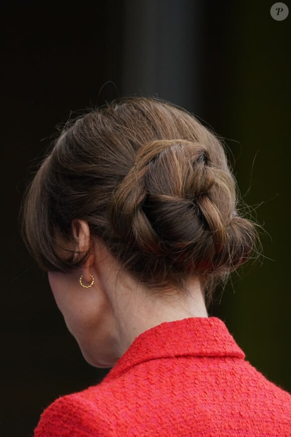 Catherine (Kate) Middleton, princesse de Galles se rend au centre éducatif Orchards de Milton Regis à Sittingbourne le 27 septembre 2023. 