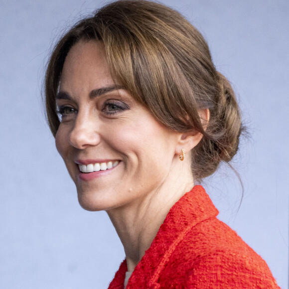 Catherine (Kate) Middleton, princesse de Galles se rend au centre éducatif Orchards de Milton Regis à Sittingbourne le 27 septembre 2023. 