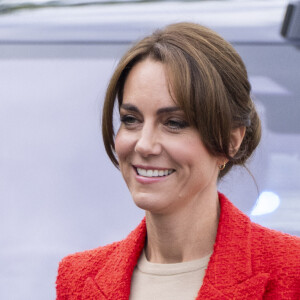 Catherine (Kate) Middleton, princesse de Galles se rend au centre éducatif Orchards de Milton Regis à Sittingbourne le 27 septembre 2023. 
