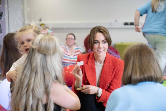 Catherine (Kate) Middleton, princesse de Galles se rend au centre éducatif Orchards de Milton Regis à Sittingbourne le 27 septembre 2023. 