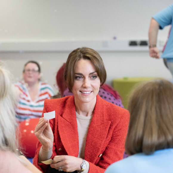 Catherine (Kate) Middleton, princesse de Galles se rend au centre éducatif Orchards de Milton Regis à Sittingbourne le 27 septembre 2023. 