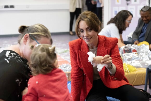 Catherine (Kate) Middleton, princesse de Galles se rend au centre éducatif Orchards de Milton Regis à Sittingbourne le 27 septembre 2023. 