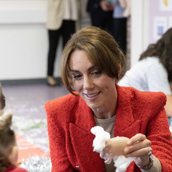 Catherine (Kate) Middleton, princesse de Galles se rend au centre éducatif Orchards de Milton Regis à Sittingbourne le 27 septembre 2023. 