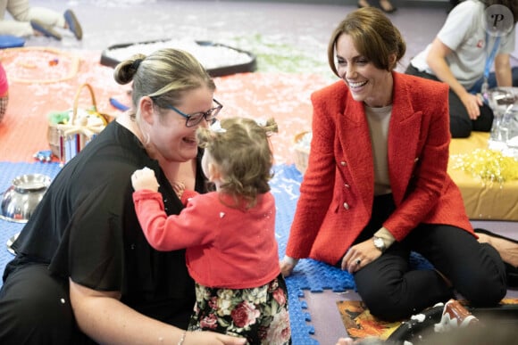 Catherine (Kate) Middleton, princesse de Galles se rend au centre éducatif Orchards de Milton Regis à Sittingbourne le 27 septembre 2023. 