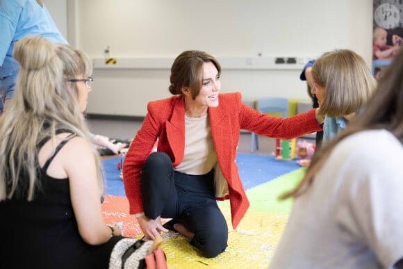 Catherine (Kate) Middleton, princesse de Galles se rend au centre éducatif Orchards de Milton Regis à Sittingbourne le 27 septembre 2023. 