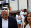 Mathilde Seigner et son compagnon Mathieu Petit - Mariage de Claude Lelouch à la mairie du 18ème à Paris. Le 17 juin 2023