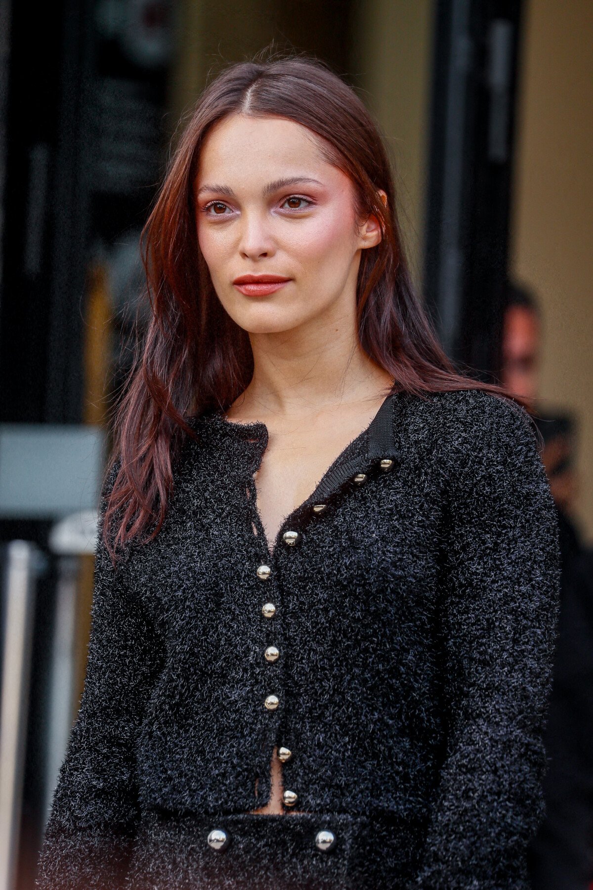 Photo : Lola Le Lann - Arrivées au défilé Paco Rabanne prêt à porter femme  Printemps/Été 2024 lors de la Fashion Week de Paris (PFW), au Palais de  Tokyo, à Paris, France,