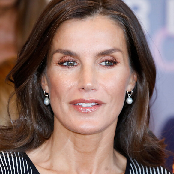 La reine Letizia d'Espagne assiste à l'ouverture du 2ème "Congrès international sur la traite des êtres humains, stratégies pour éliminer l'exploitation sexuelle" à Malaga, le 28 septembre 2023. 