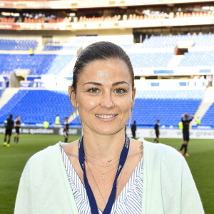 Exclusif - Laure Boulleau lors du match de football caritatif (Le match des héros Unicef) entre l'OL Légendes et la team Unicef au Groupama Stadium à Lyon en faveur des enfants d'Ukraine et pour célébrer les 20 ans du premier titre de Champion de France de l Olympique Lyonnais le 10 mai 2022. © Pierre Perusseau / Bestimage