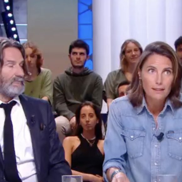 Alessandra Sublet et Yann Barthès s'écharpent sur le plateau de "Quotidien", TMC.