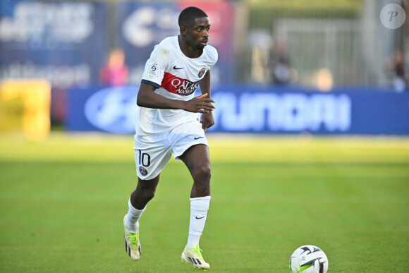 Ousmane Dembele (psg) lors du match de Ligue 1 Uber Eats "Clermont Foot - PSG (0-0)" au stade Gabriel-Montpied, le 30 septembre 2023. 