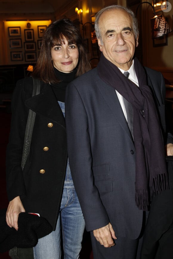 Jean-Pierre Elkabbach et sa fille Emmanuelle en 2011