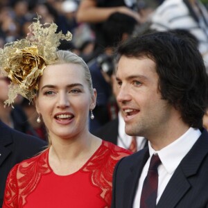 Kate Winslet et Ned Rocknroll, à Hong Kong, le 9 décembre 2012.