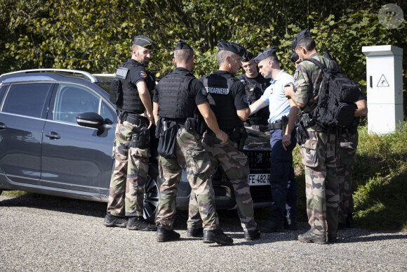 Battue dans le Bas-Rhin, le 28 septembre 2023, pour retrouver Lina, 15 ans, disparue depuis le 23 septembre 2023. © Elyxandro Cegarra / Panoramic / Bestimage