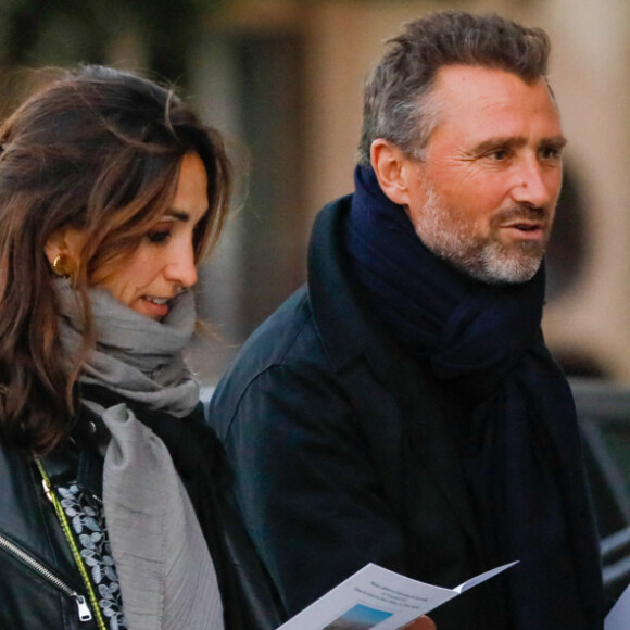 Puisqu'il vient d'épouser sa sublime compagne Isabelle Regond, ex d'une star de "Plus belle la vie"
Alexandre Brasseur et sa compagne Isabelle Regourd - Hommage à Charlotte Valandrey en l'église Saint François-Xavier à Paris le 6 octobre 2022. © Christophe Clovis/Bestimage