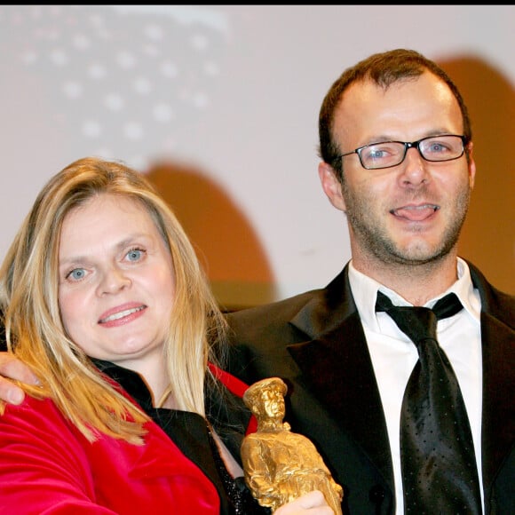 Isabelle Nanty et Pierre-François Martin-Laval - Première cérémonie des Prix aimu de la comédie du théâtre et du cinéma français à l'espace Pierre Cardin à Paris.