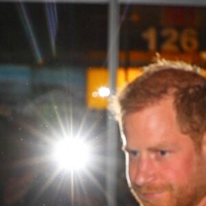 Le prince Harry, duc de Sussex et Meghan Markle, duchesse de Sussex, et sa mère Doria Ragland, à la sortie de la cérémonie des "Women of Vision Awards" au Ziegfeld Theatre à New York, le 16 mai 2023. 