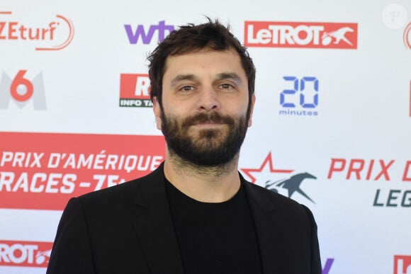 Pio Marmaï - Les célébrités assistent au Grand Prix d'Amérique 2023 à l'hippodrome de Vincennes, à Paris le 29 janvier 2023.