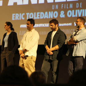 Exclusif - Eric Toledano, Noémie Merlant, Jonathan Cohen, Pio Marmaï et Olivier Nakache - Avant-Première du film "Une année difficile" à l'UGC Ciné Cité de Bordeaux, le 11 septembre 2023. © Jean-Marc Lhomer / Bestimage  No web pour la Belgique et la Suisse 