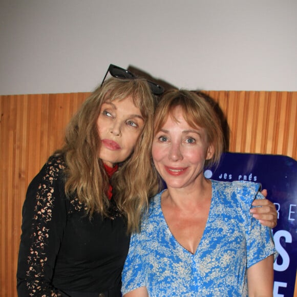 Exclusif - Arielle Dombasle et Julie Depardieu - Projection du film "Les Secrets de la princesse de Cadignan" suivie d'une soirée au Silencio à Paris le 21 juin 2023. © Baldini / Bestimage 