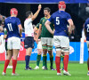 Les décisions arbitrales de Ben O'Keeffe n'ont pas plu aux supporters des Bleus
 
Carton jaune de Ben O Keeffe ( arbitre ) - - Coupe du Monde de Rugby France 2023 - Match de quart de finale "France-Afrique du Sud (28-29)" au Stade de France à Saint-Denis 15 octobre 2023.