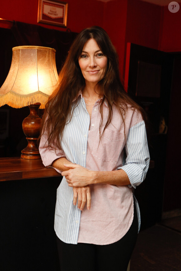 Exclusif - Mareva Galanter (Miss France 1999) lors de l'enregistrement de l'émission "Jacky aux Platines" au théâtre Clavel à Paris, présentée par J.Jakubowicz et diffusée le 28 octobre sur 20 Minutes Tv © Christophe Clovis / Bestimage