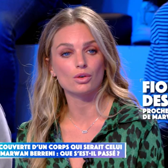 Fiona Deshayes, ex-compagne de Marwan Berreni, dans "Touche pas à mon poste".