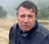 Christian Estrosi, maire de Nice, a bravé les intempéries 
Christian Estrosi, au coeur de la tempête Aline