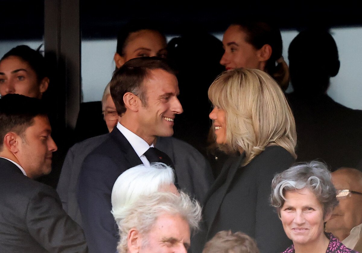 Photo : Emmanuel Macron Et Sa Femme Brigitte - Le Président De La ...