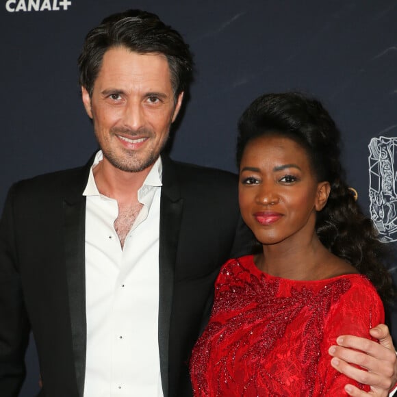 L'animatrice et business woman témoigne tout son soutien à Vincent Cerutti, père de ses deux enfants.
Vincent Cerutti et sa compagne Hapsatou Sy lors du photocall lors de la 45ème cérémonie des César à la salle Pleyel à Paris le 28 février 2020 © Dominique Jacovides / Olivier Borde / Bestimage