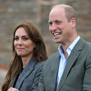 Entre Kate Middleton et le prince William, c'est toujours le big love
Le prince William et la princesse Kate (Middleton) de Galles en visite à l'association caritative We Are Farming Minds à Kings Pitt Farm à Hereford.