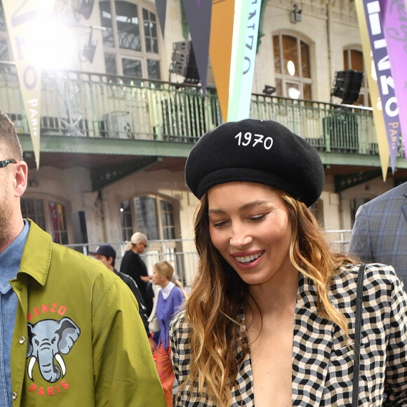 Justin Timberlake et sa femme Jessica Biel - People au défilé de mode masculine Kenzo printemps / été 2023 à Paris le 26 juin 2022 © Veeren-Clovis/Bestimage 