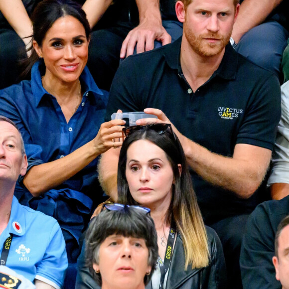 Le prince Harry, duc de Sussex et Meghan Markle, duchesse de Sussex aux Invictus Games 2023 à Dusseldorf le 15 septembre 