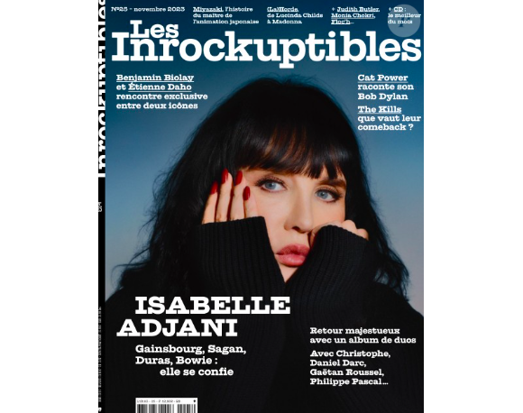 Couverture du magazine "Les Inrockuptibles" du mercredi 25 octobre 2023