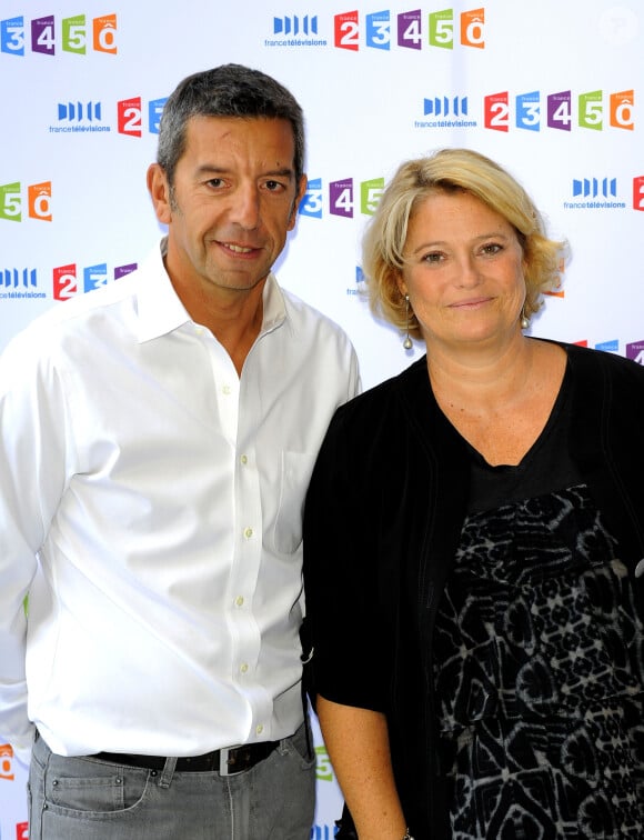 Marina Carrere d'Encausse, Michel Cymes - Conférence de Presse de rentrée France Télévision 2010 Le 03 septembre 2010