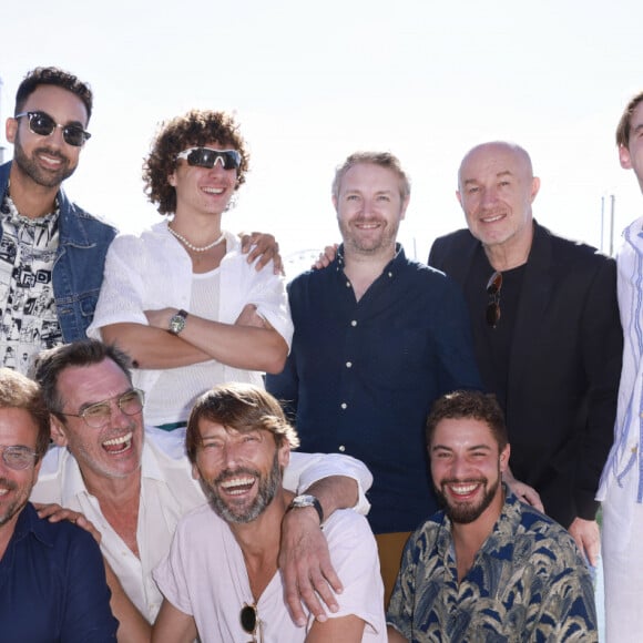 Michel Cordes, Marwan Berreni, , Tim Rousseau, Thibaud Vaneck, Pierre Martot, Florian Lesieur, Stéphane Hénon, Jérôme Bertin, Laurent Kérusoré, Marwan Berreni PLUS BELLE LA VIE Le festival de fiction TV de La Rochelle samedi 17 septembre 2022. © Christophe Aubert via Bestimage